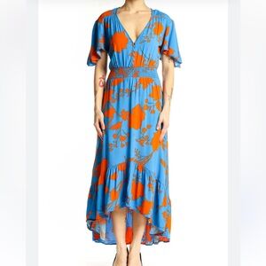 Abel The Label womans Romantic Boho Floral Maxi Dress size S